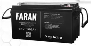 باتری سیلداسید 12V-100A فاران ضداشتعال